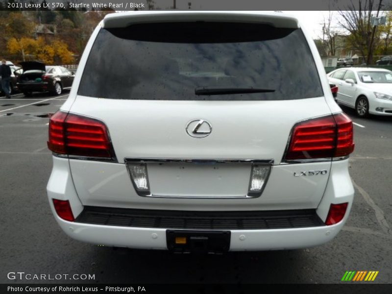 Starfire White Pearl / Black 2011 Lexus LX 570
