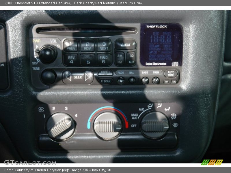 Dark Cherry Red Metallic / Medium Gray 2000 Chevrolet S10 Extended Cab 4x4