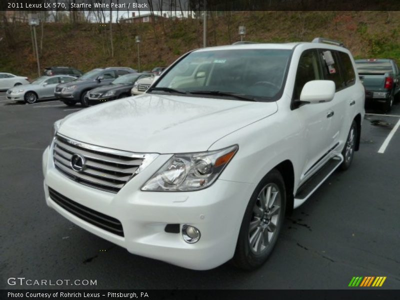 Starfire White Pearl / Black 2011 Lexus LX 570