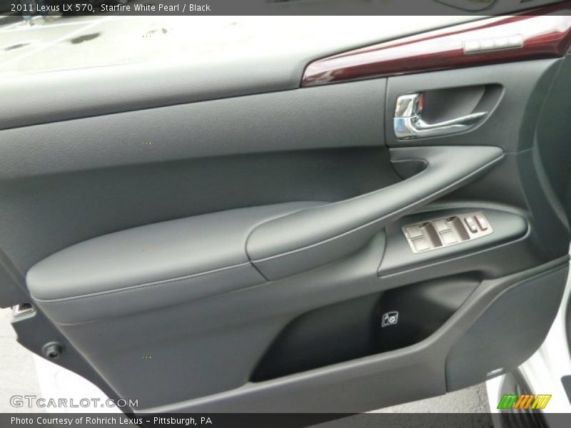 Starfire White Pearl / Black 2011 Lexus LX 570