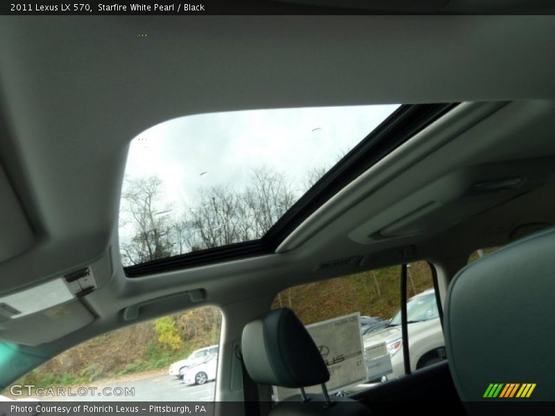 Starfire White Pearl / Black 2011 Lexus LX 570