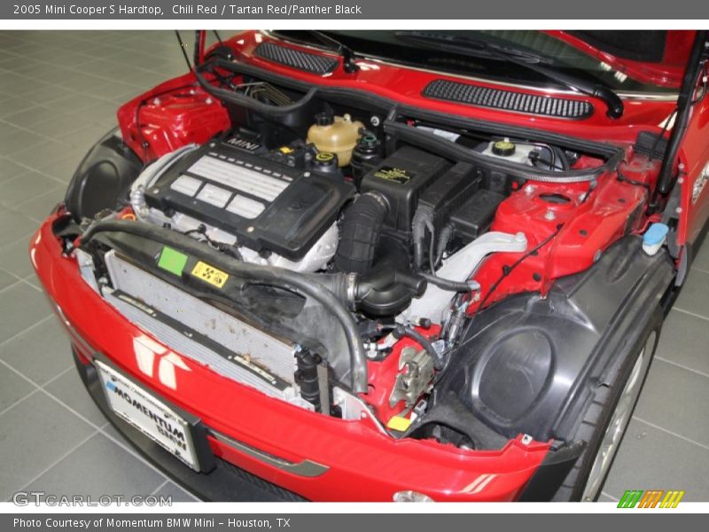 Chili Red / Tartan Red/Panther Black 2005 Mini Cooper S Hardtop