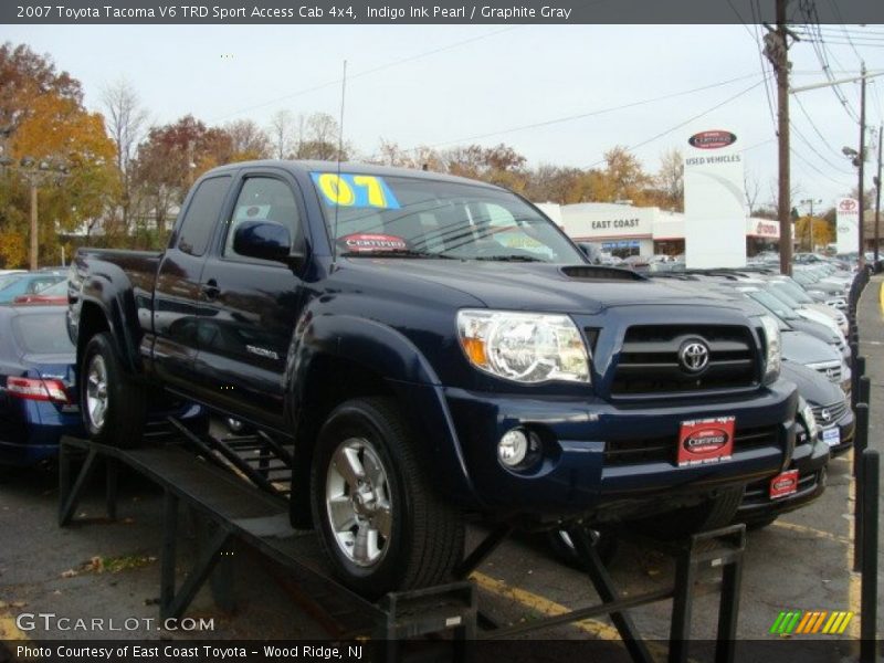 Indigo Ink Pearl / Graphite Gray 2007 Toyota Tacoma V6 TRD Sport Access Cab 4x4