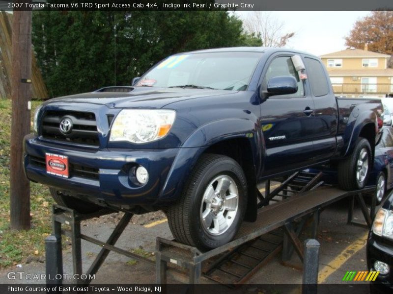 Indigo Ink Pearl / Graphite Gray 2007 Toyota Tacoma V6 TRD Sport Access Cab 4x4