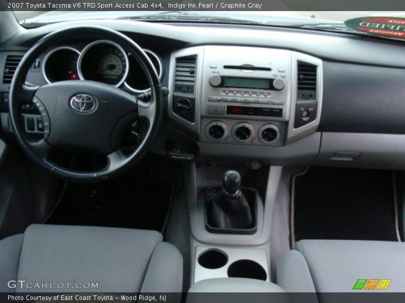 Indigo Ink Pearl / Graphite Gray 2007 Toyota Tacoma V6 TRD Sport Access Cab 4x4