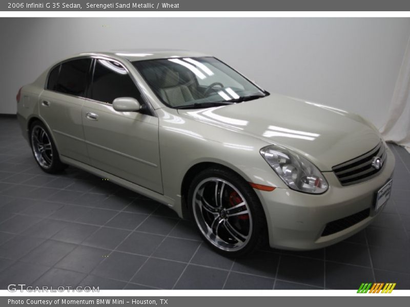 Serengeti Sand Metallic / Wheat 2006 Infiniti G 35 Sedan