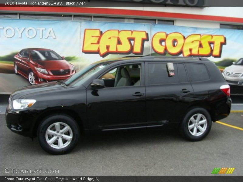 Black / Ash 2010 Toyota Highlander SE 4WD