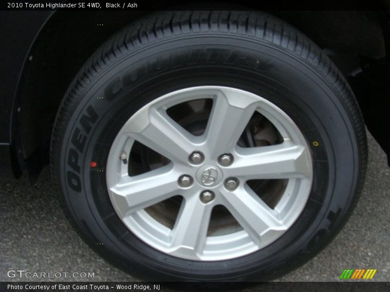 Black / Ash 2010 Toyota Highlander SE 4WD
