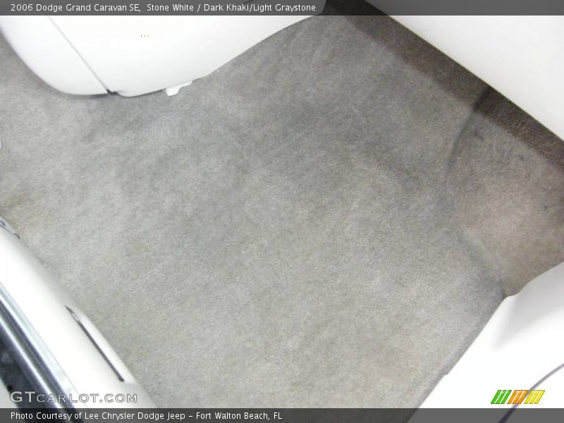 Stone White / Dark Khaki/Light Graystone 2006 Dodge Grand Caravan SE