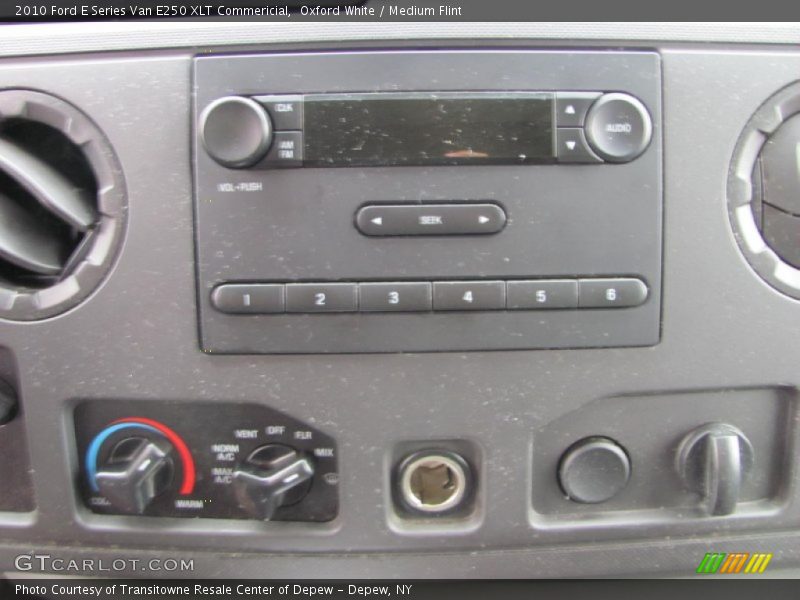 Oxford White / Medium Flint 2010 Ford E Series Van E250 XLT Commericial