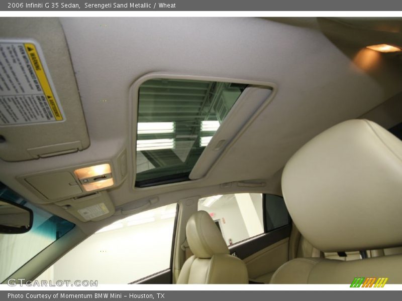 Serengeti Sand Metallic / Wheat 2006 Infiniti G 35 Sedan
