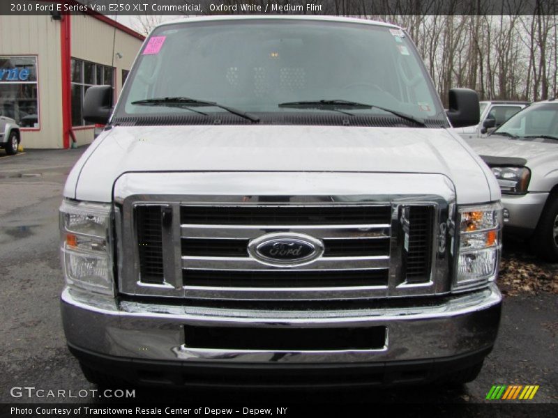 Oxford White / Medium Flint 2010 Ford E Series Van E250 XLT Commericial