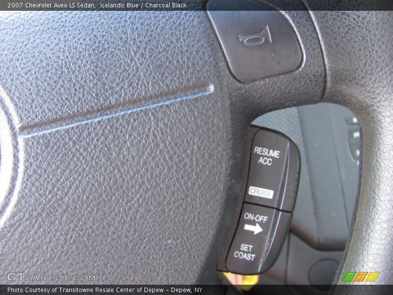 Icelandic Blue / Charcoal Black 2007 Chevrolet Aveo LS Sedan