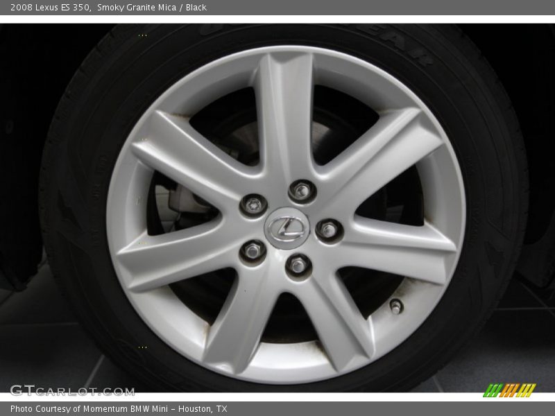 Smoky Granite Mica / Black 2008 Lexus ES 350