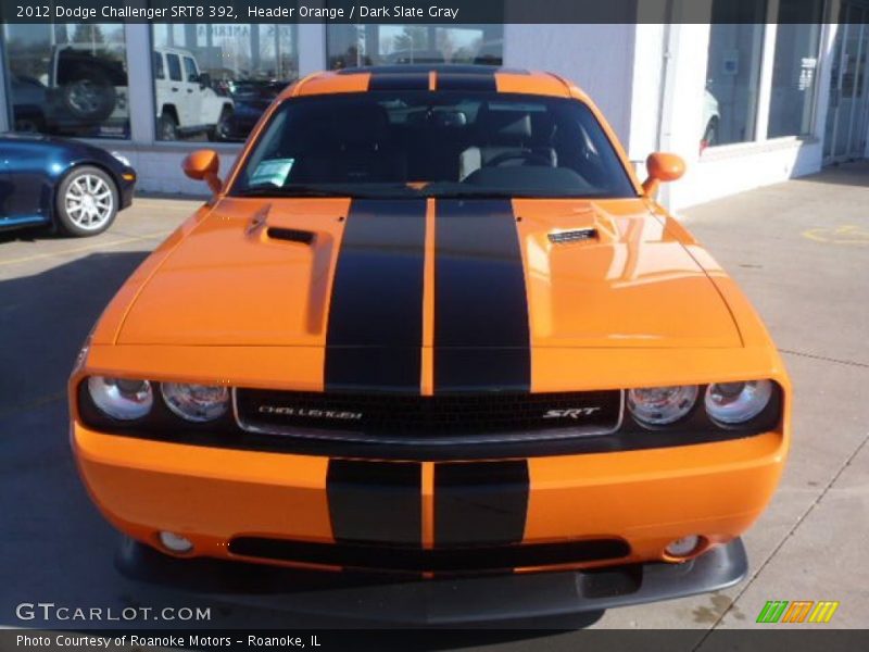  2012 Challenger SRT8 392 Header Orange