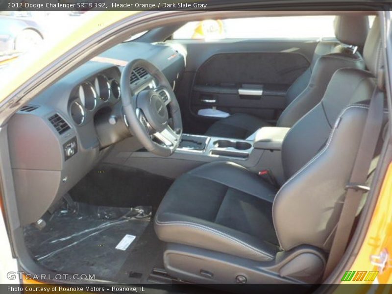  2012 Challenger SRT8 392 Dark Slate Gray Interior