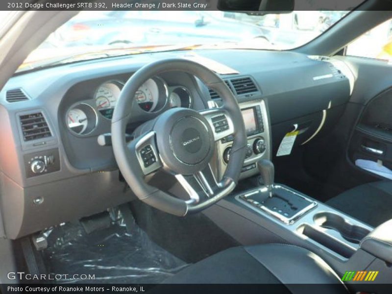 Dark Slate Gray Interior - 2012 Challenger SRT8 392 