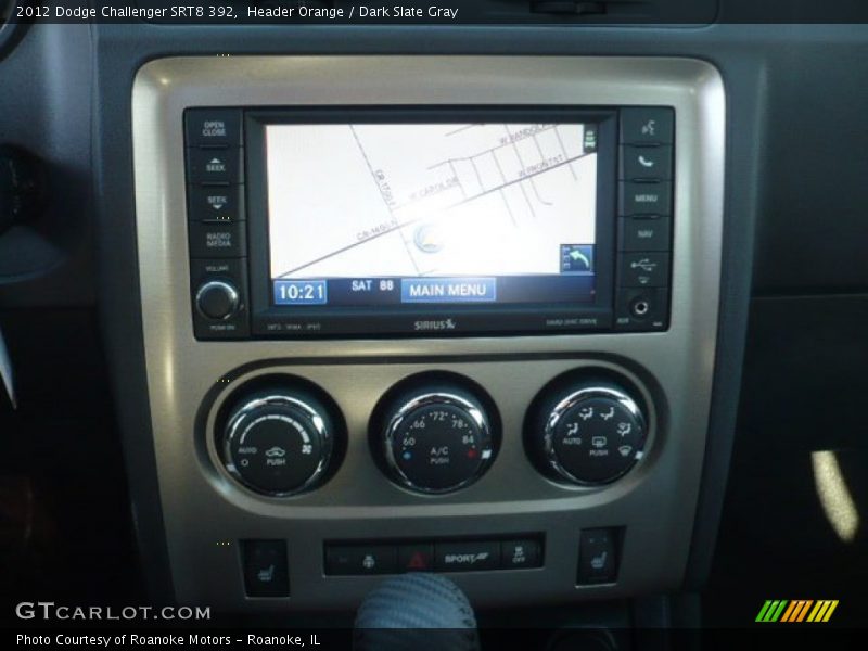 Controls of 2012 Challenger SRT8 392