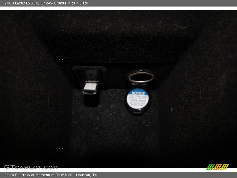 Smoky Granite Mica / Black 2008 Lexus ES 350