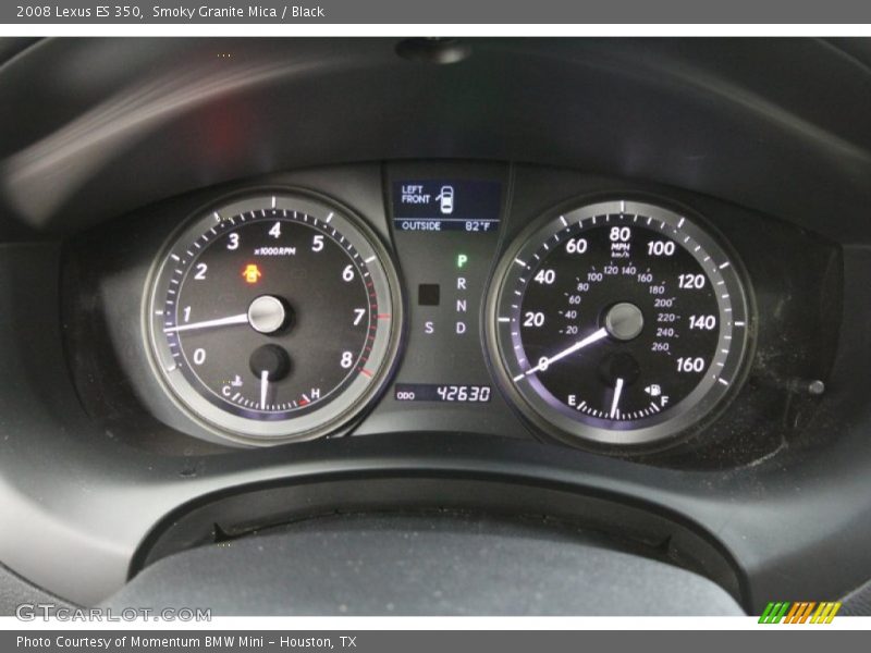 Smoky Granite Mica / Black 2008 Lexus ES 350
