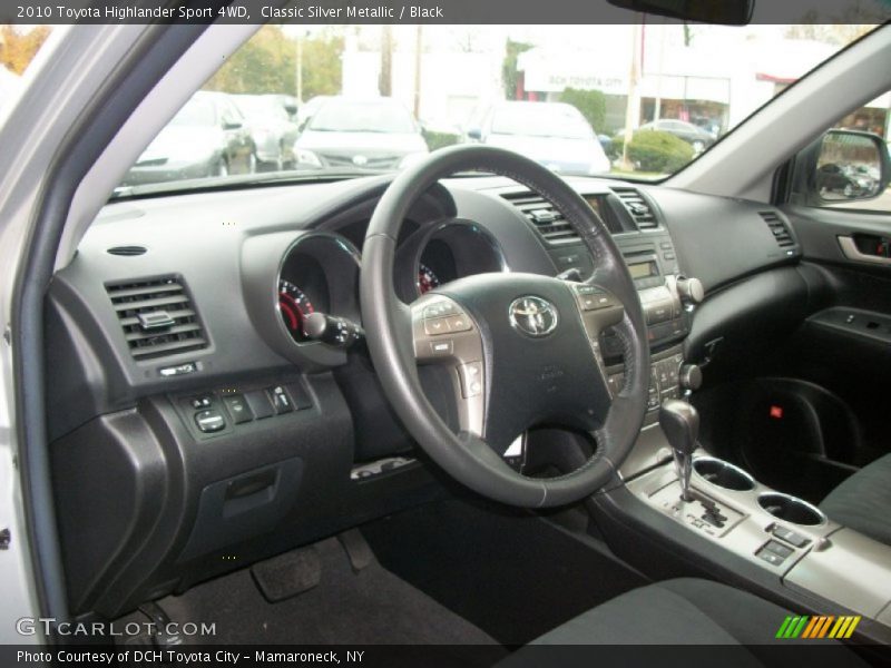 Classic Silver Metallic / Black 2010 Toyota Highlander Sport 4WD