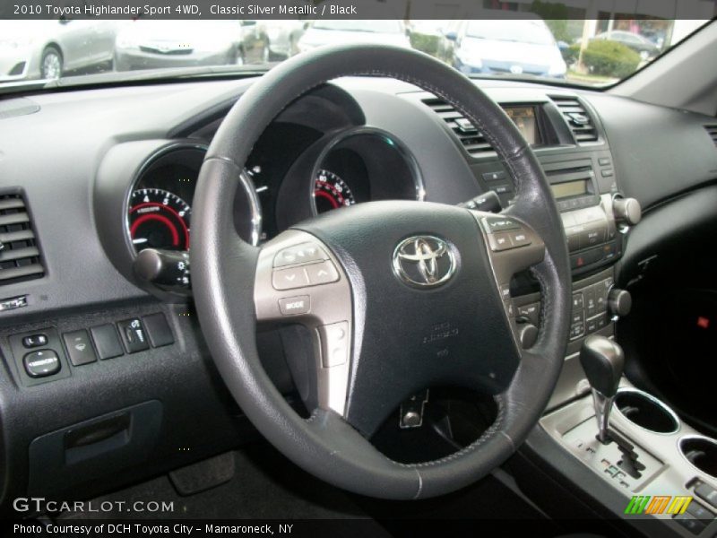 Classic Silver Metallic / Black 2010 Toyota Highlander Sport 4WD