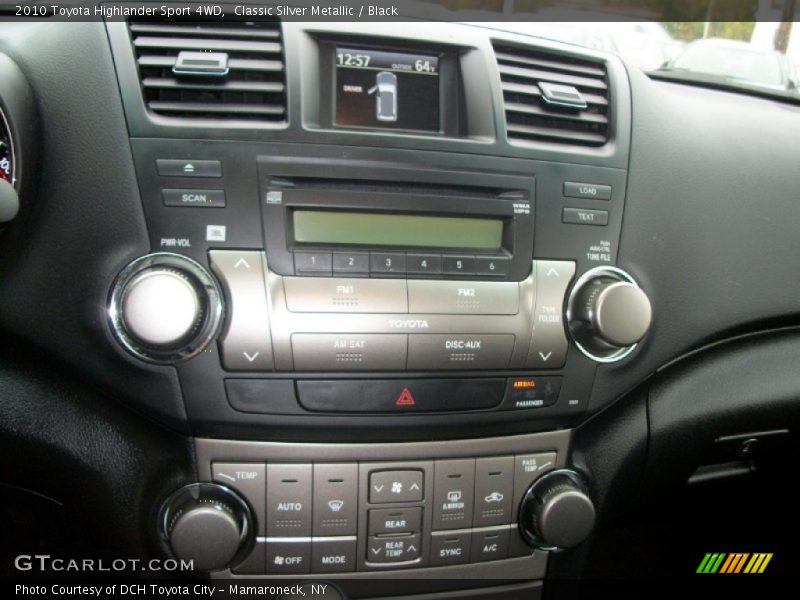Classic Silver Metallic / Black 2010 Toyota Highlander Sport 4WD