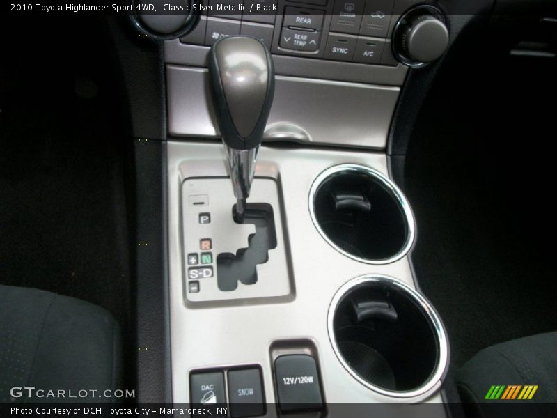  2010 Highlander Sport 4WD 5 Speed ECT-i Automatic Shifter