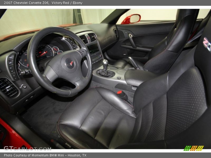  2007 Corvette Z06 Ebony Interior