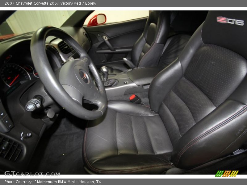  2007 Corvette Z06 Ebony Interior
