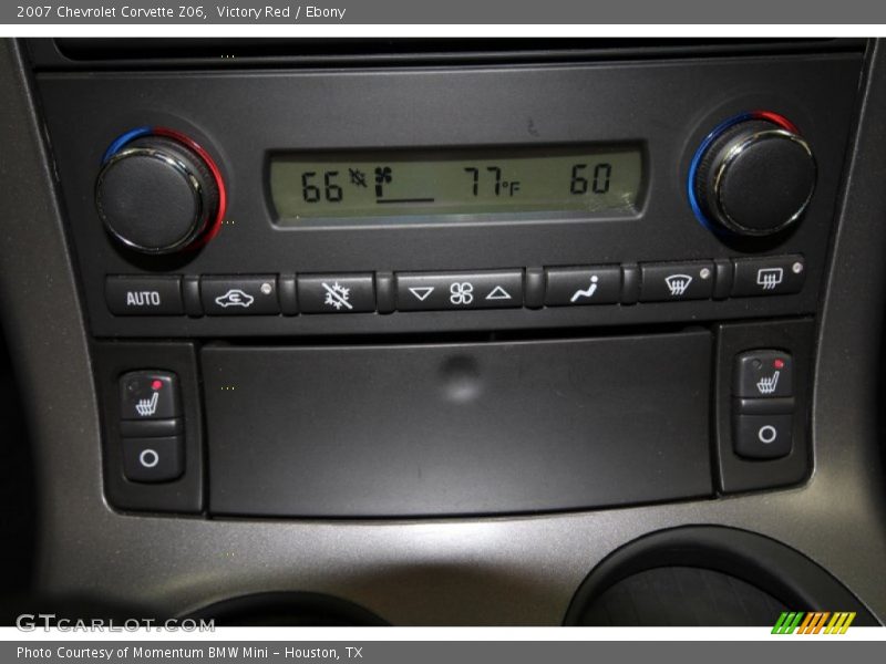 Controls of 2007 Corvette Z06