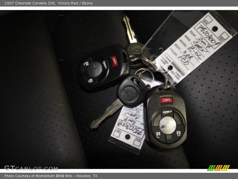 Keys of 2007 Corvette Z06