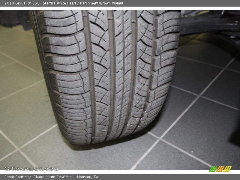 Starfire White Pearl / Parchment/Brown Walnut 2010 Lexus RX 350