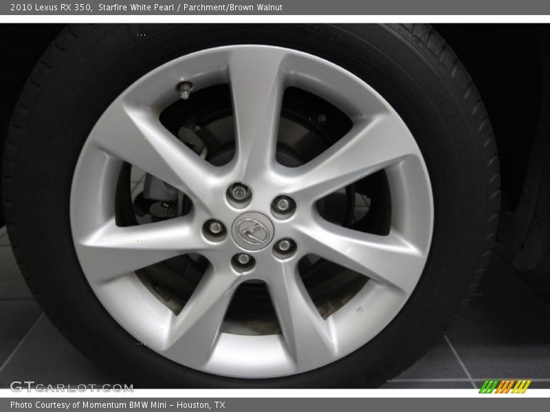 Starfire White Pearl / Parchment/Brown Walnut 2010 Lexus RX 350