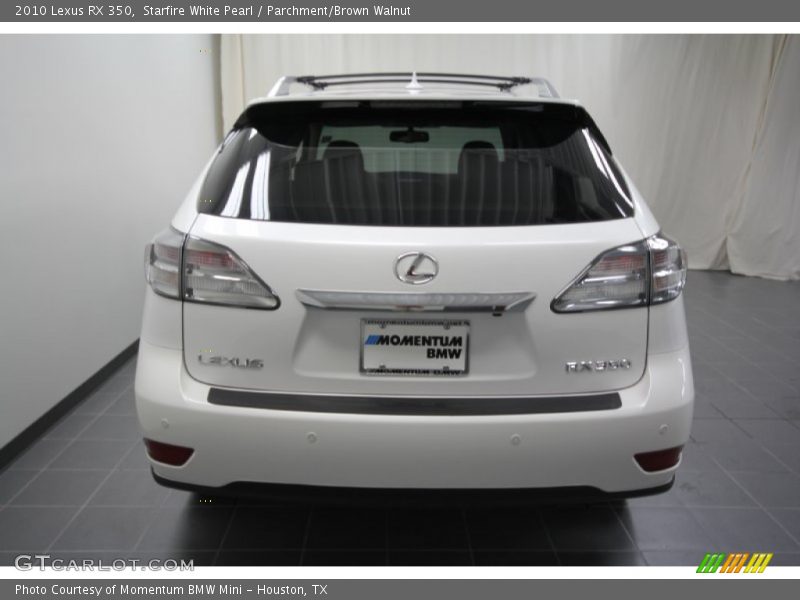 Starfire White Pearl / Parchment/Brown Walnut 2010 Lexus RX 350