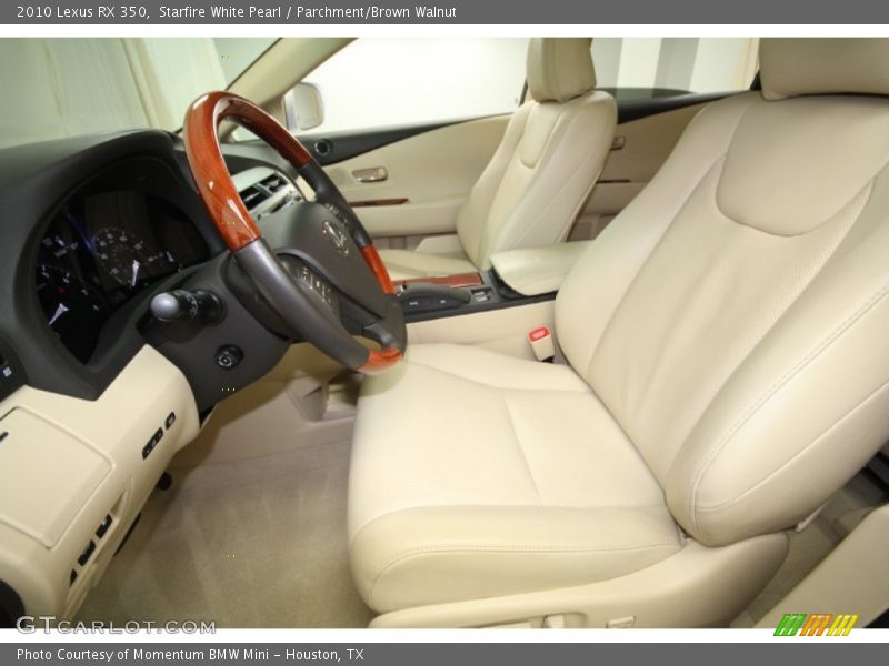 Starfire White Pearl / Parchment/Brown Walnut 2010 Lexus RX 350