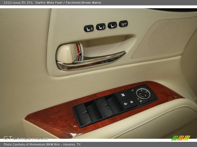 Starfire White Pearl / Parchment/Brown Walnut 2010 Lexus RX 350