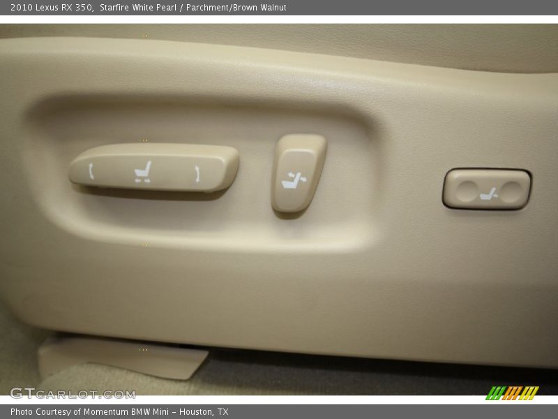 Starfire White Pearl / Parchment/Brown Walnut 2010 Lexus RX 350