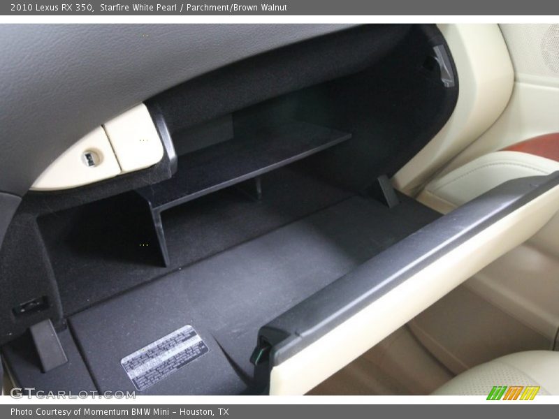 Starfire White Pearl / Parchment/Brown Walnut 2010 Lexus RX 350