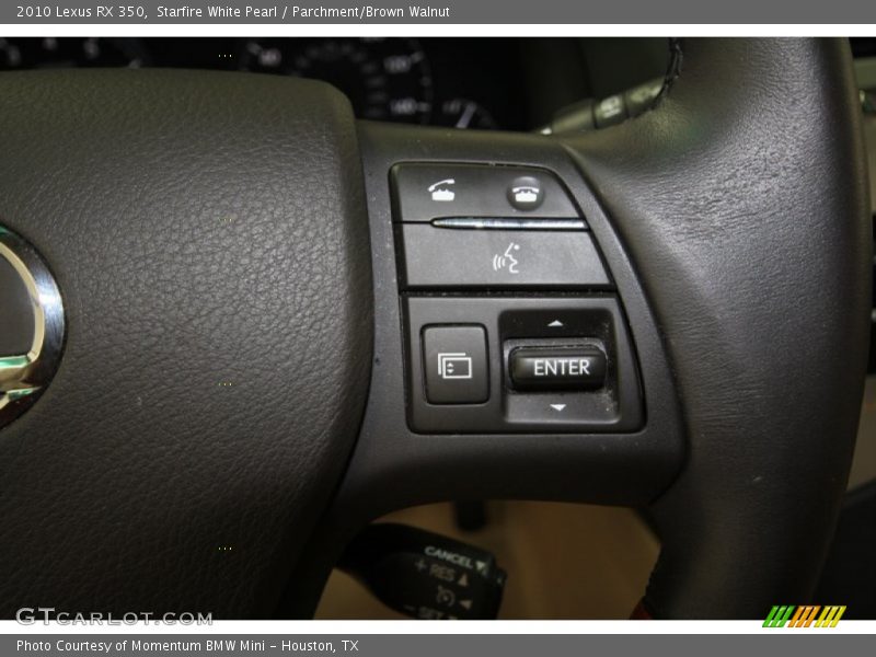 Starfire White Pearl / Parchment/Brown Walnut 2010 Lexus RX 350