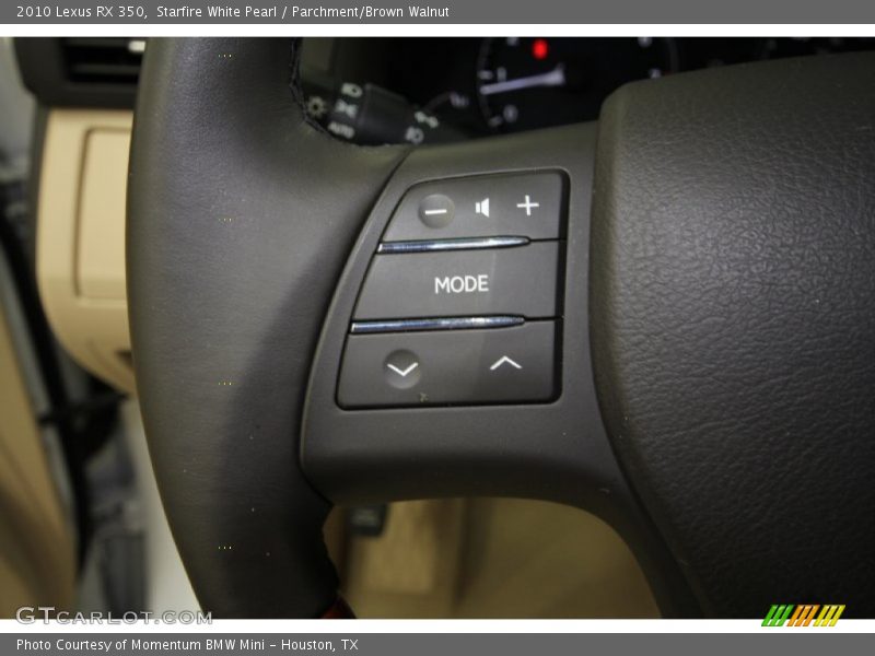 Starfire White Pearl / Parchment/Brown Walnut 2010 Lexus RX 350
