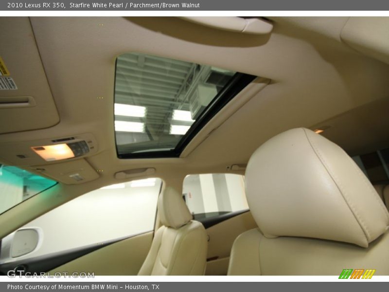 Starfire White Pearl / Parchment/Brown Walnut 2010 Lexus RX 350