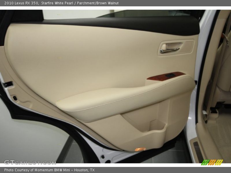 Starfire White Pearl / Parchment/Brown Walnut 2010 Lexus RX 350