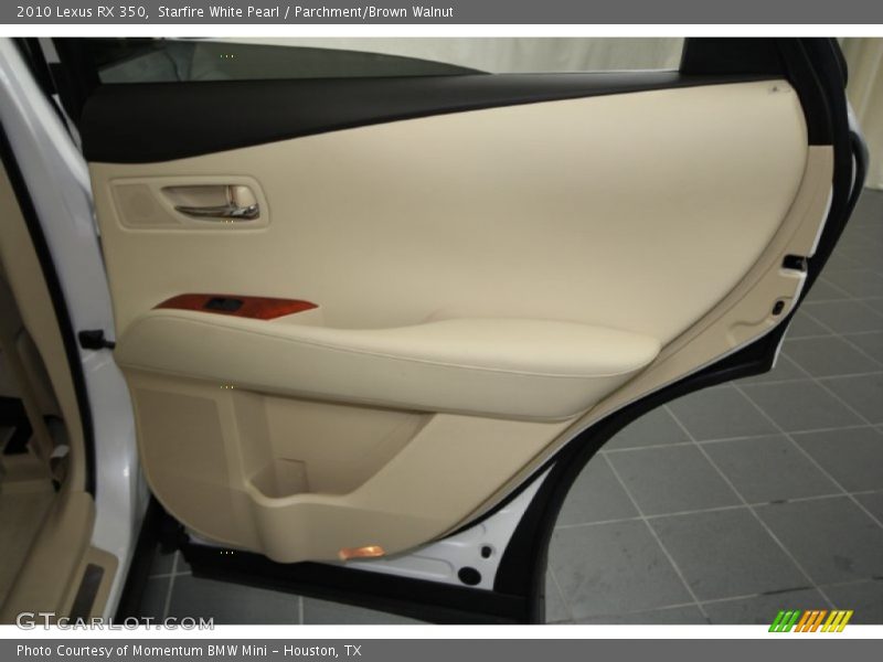 Starfire White Pearl / Parchment/Brown Walnut 2010 Lexus RX 350