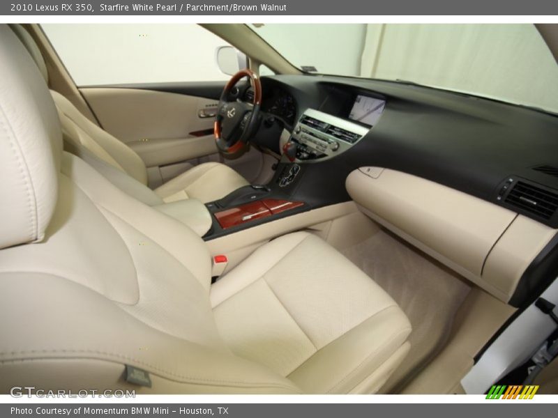 Starfire White Pearl / Parchment/Brown Walnut 2010 Lexus RX 350