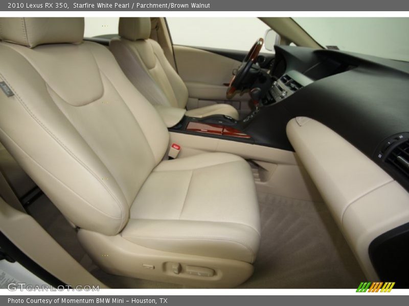 Starfire White Pearl / Parchment/Brown Walnut 2010 Lexus RX 350