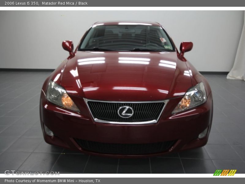Matador Red Mica / Black 2006 Lexus IS 350