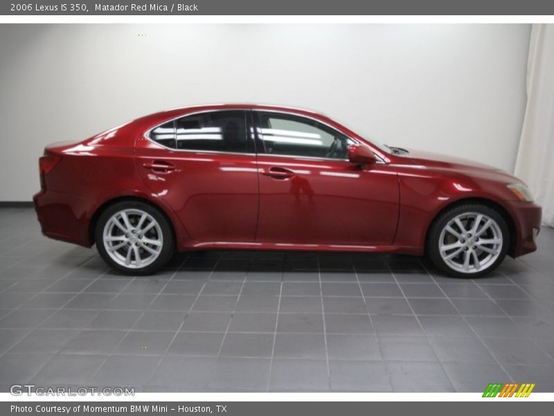 Matador Red Mica / Black 2006 Lexus IS 350
