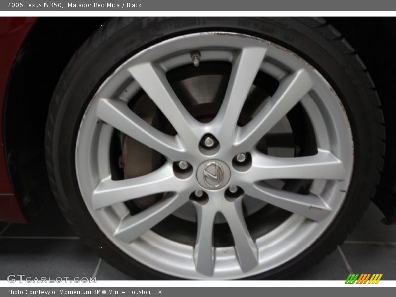 Matador Red Mica / Black 2006 Lexus IS 350