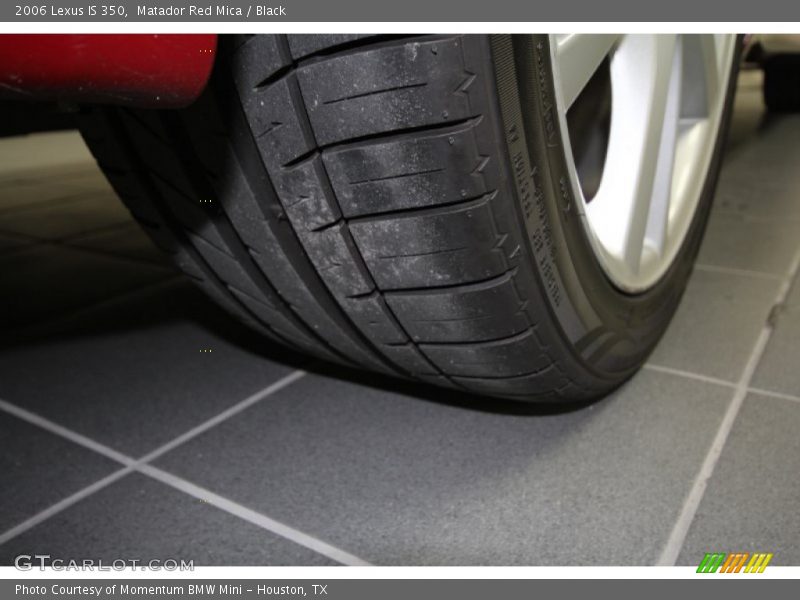 Matador Red Mica / Black 2006 Lexus IS 350